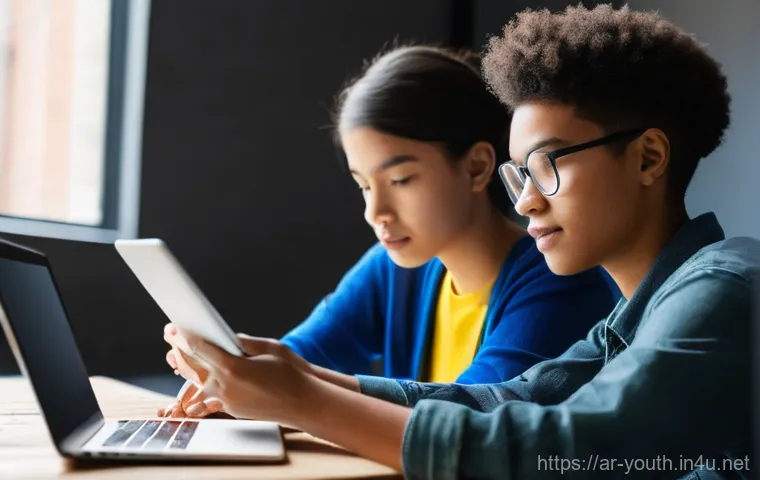 청소년상담사로서 청소년 지원 프로젝트 사례 - **Prompt 1: Mental Well-being and Supportive Dialogue**
    "A vibrant, high-definition photograph o...