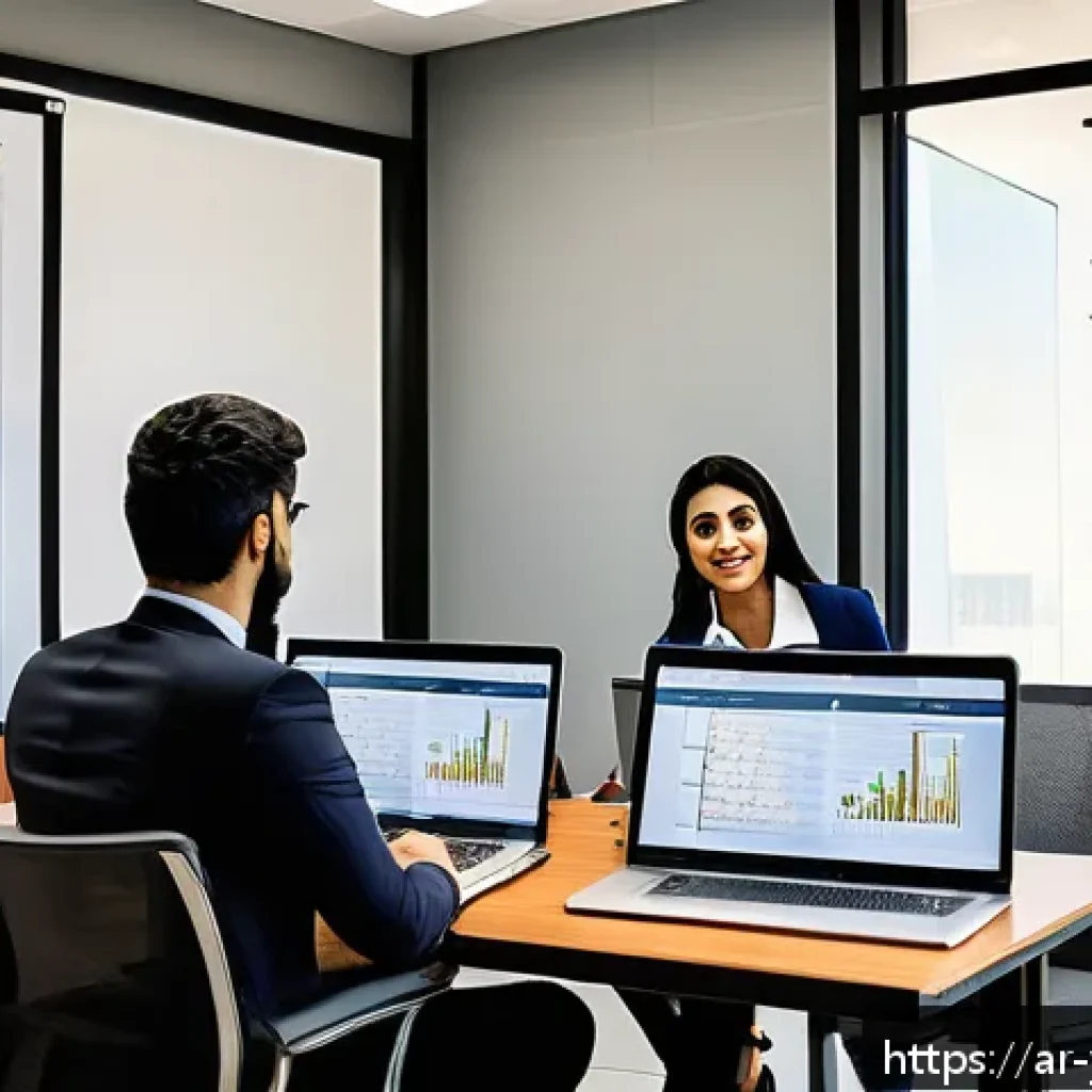 청소년상담사 상담 사례집 다운로드 - A modern training room in a Middle Eastern corporate office, featuring young Arab professionals in b...