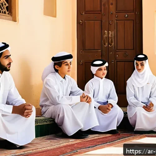 Home 33 청소년상담사 필기시험에서 자주 출제되는 이론 - A culturally rich classroom scene in an Arab country showing a diverse group of attentive Arab youth...
