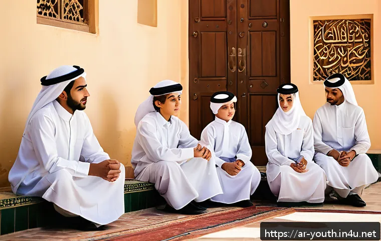 청소년상담사 필기시험에서 자주 출제되는 이론 - A culturally rich classroom scene in an Arab country showing a diverse group of attentive Arab youth...